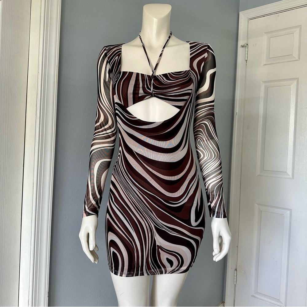 Ruby sees cutout mini dress